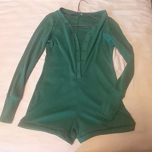 Long john short pajamas